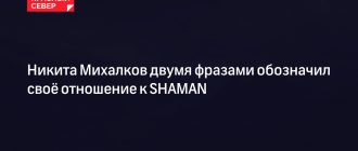 Михалков двумя фразами обозначил свое отношение к SHAMANу